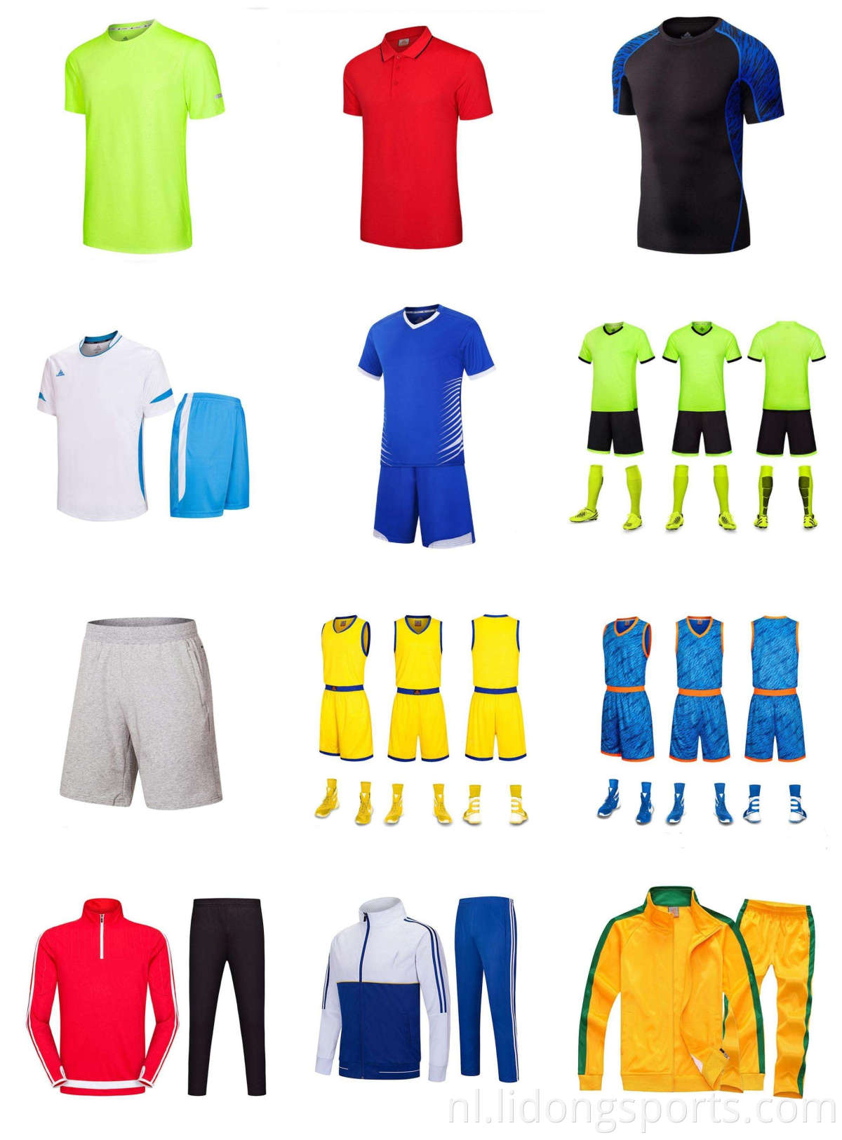 LiDong Wholesale laatste nieuwe design trainingspak goedkope heren sportkleding